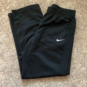 men’s Nike black straight leg sweats